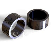 Alcohol ring bottles and glasses | 3D