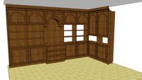 antic cupboard (Dynamic component) Senovine spinta