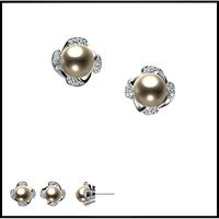 Excellent pearl earrings jcd | 3D