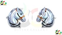Horse Cufflink | 3D