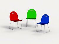 Modern plastic chair