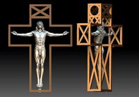 cross free man pandant  cross  3d model  | 3D
