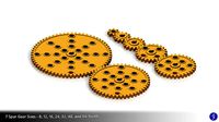 Spur Gear Collection 01 | 3D