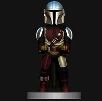 Mandalorian cellphone and joystick holder | 3D