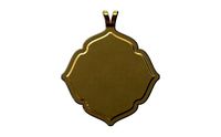 Bespoke Blank  pendant for custom engraving | 3D