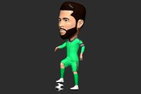 Sergio Ramos Funkopop Miniature  | 3D
