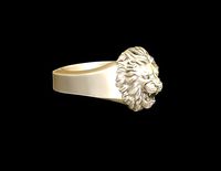 Small head Lion ring | 3D