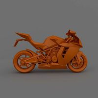 KTM 1190 RC8 2011-2015 Motorcycle 3D Printable Model | 3D