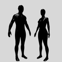 Mannequin Low Poly Rigged with high quality texture