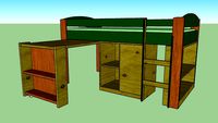 FLY Loft bed with desk