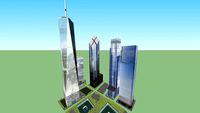 The New World Trade Center, New York (Texture Style)