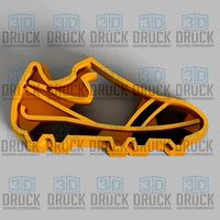 Booty Soccer - Botin Futbol Cookie Cutter | 3D