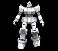 Gundam mobile suit MS RGM 79G GM model