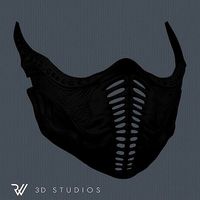 MK11 Noob Saibot Mask V1 - STL File | 3D