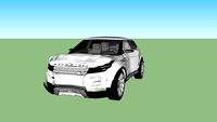 wrecked Range Rover LRX