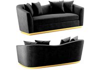 Arabella Velvet Sofa Meridian Furniture
