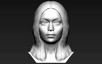 Gigi Hadid bust 3D printing ready stl obj formats | 3D