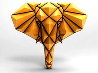 Geometric elephant | 3D
