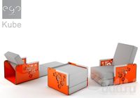 kube chair armchair lounge