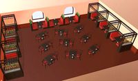 Cartoon restaurant