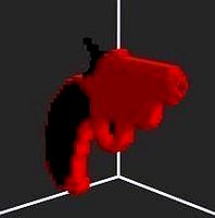 Flire gun fire gun 3D voxel gun