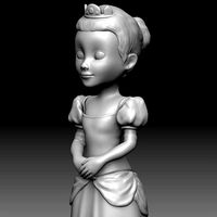 3D Printable Little Princess | 3D