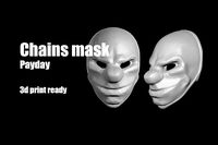 Chains Payday mask helmet | 3D