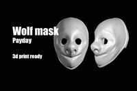 Wolf Payday mask helmet | 3D