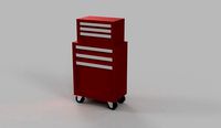 Tool Cabinet - Car Garage scale 1-43 - Diorama Garage - 3d print | 3D