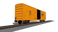 Train Car - Boxcar - Railroad Freight Train