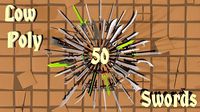 50 Low Poly Swords