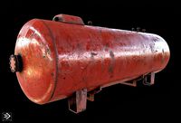 oil tank with LGP tank