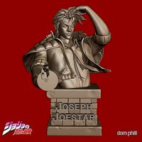 Joseph Joestar Bust Printable | 3D