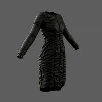 SciFi Puffed Dress Marvelous Designer