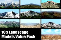 Volcano Mountains Pack