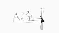 Wood chopper Whirlyman