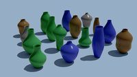 Pot Vase Urn Pack 16pcs v19