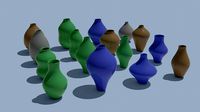 Pot Vase Urn Pack 16pcs v41