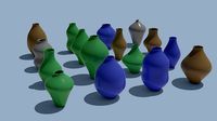 Pot Vase Urn Pack 16pcs v42