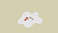 Demented Snow Man with decapitated head Version 2 NOT READ ONLY