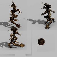 Shabak-Bronze Dragon and Ball