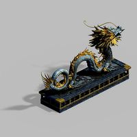 Shabak-Dragon Carving 01