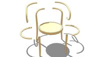 Thonet con brazos (despiece)