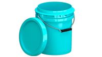 Food Grade 5l Plastic Bucket Turquoise