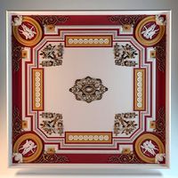 Ceiling moldings canteen3d model