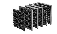 6 Moucharabieh plaster and wood tiles | 3D