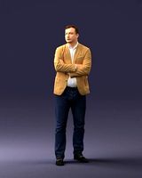 Man in casual 0531-2 3D Print Ready | 3D