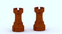 chess rook | 3D