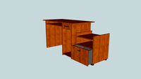 desk and file cabnit
