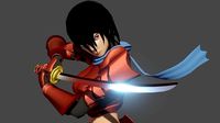 Anime-like Samurai